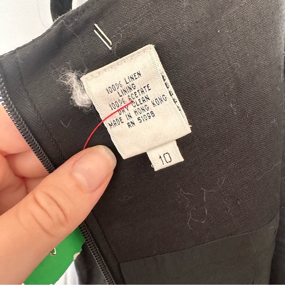 Vintage Paul Alexander Linen Polka Dot Dress - Picture 16 of 16